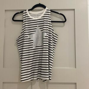 Girls star and stripes  top